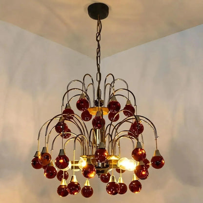 Bair Cherry Stained Glass Chandelier | Celestre