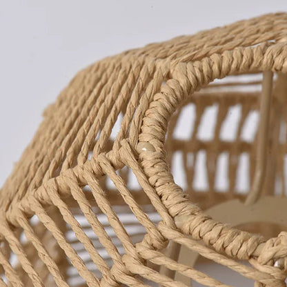 Elmar Handwoven Paper Rope Pendant Light | Celestre