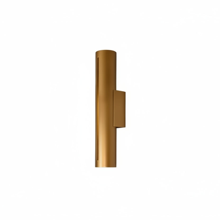 Deva Long Tubular Wall Light Gold Small | Celestre