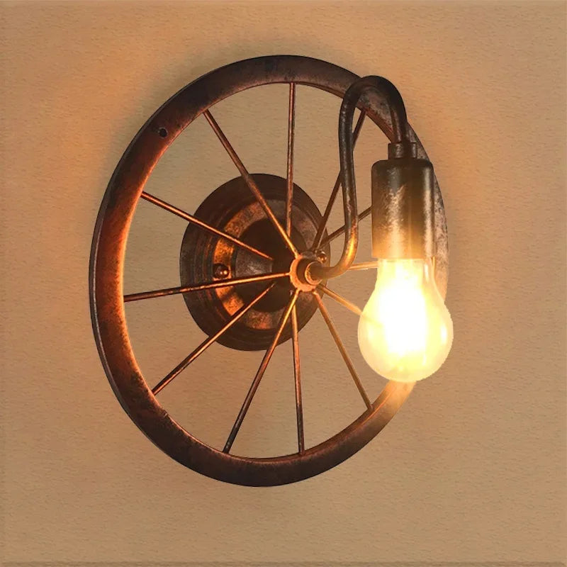 Luro Wheel Wall Light | Celestre