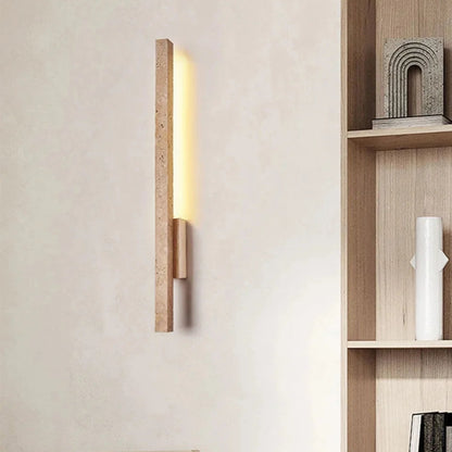 Elmi Travertine Strip Wall Light | Celestre