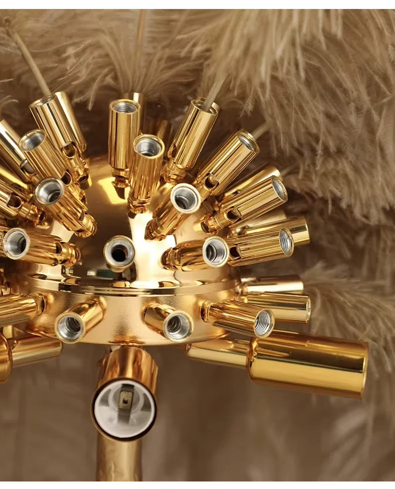 Virel Feather Floor Lamp | Celestre