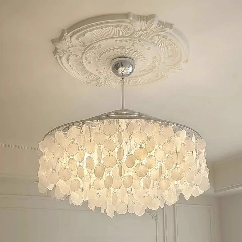 Evell Round Shell Chandelier Five Layers-D80cm | Celestre