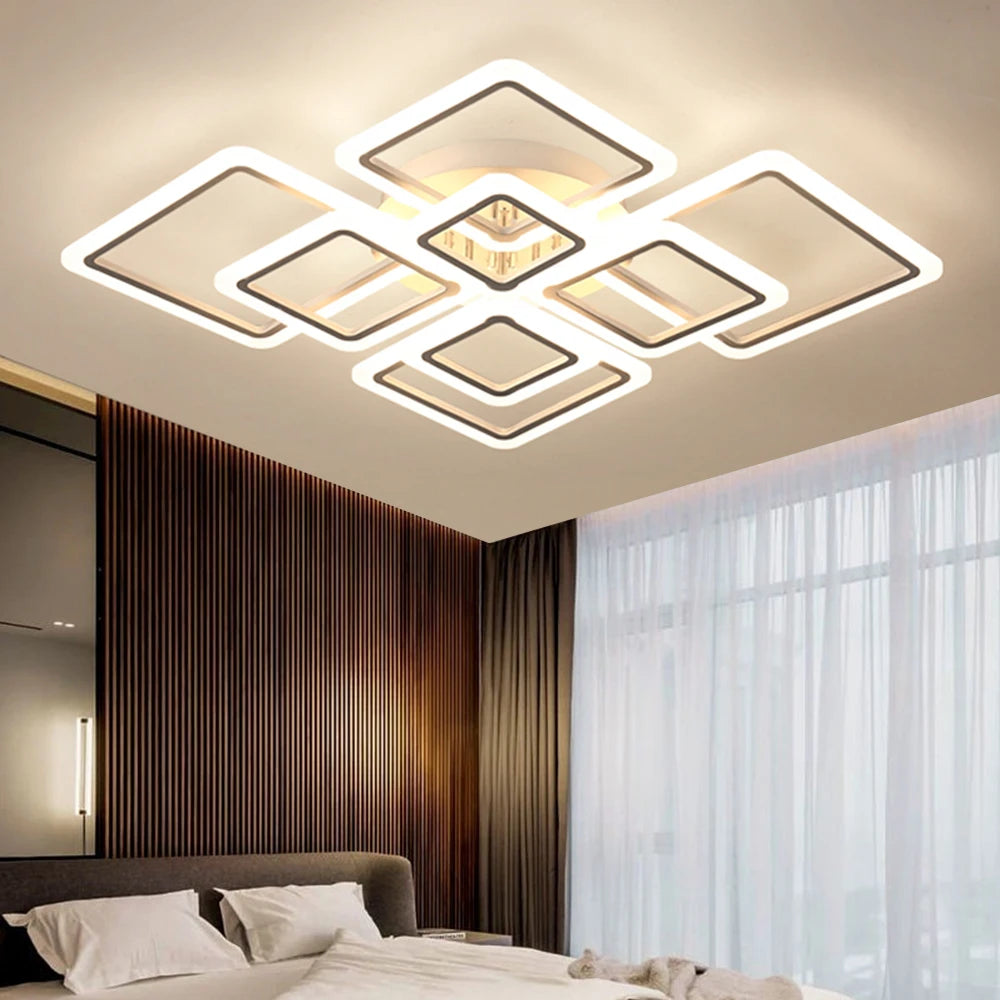Zera Geometric LED Ceiling Light 8 Heads | Celestre
