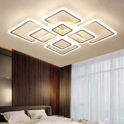 Zera Geometric LED Ceiling Light 8 Heads | Celestre