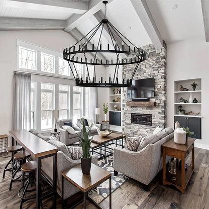 Vensa American Retro Metallic Chandelier | Celestre