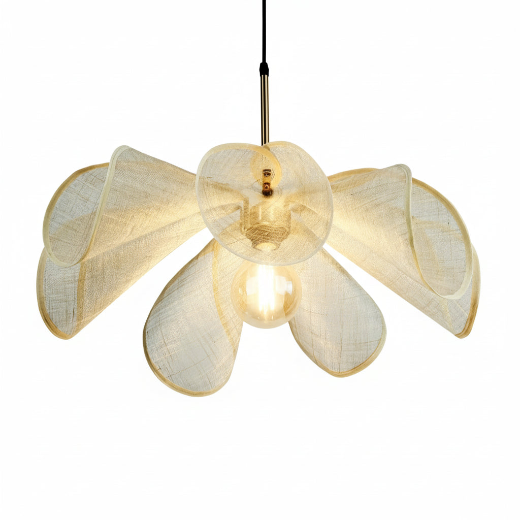 Lixia Wabi Sabi Fabric Pendant Light | Celestre