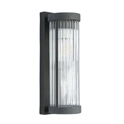 Etia Solar Ribbed Outdoor Wall Light | Celestre