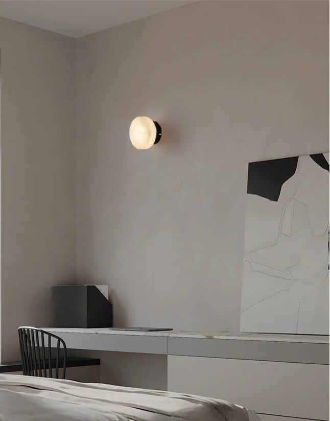 Lione Marble Round Wall Light | Celestre