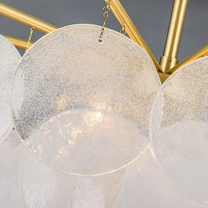 Orsa Retro Round Glass Chandelier | Celestre