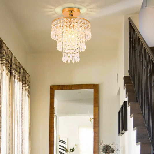 Velin Crystal Beaded Ceiling Light | Celestre