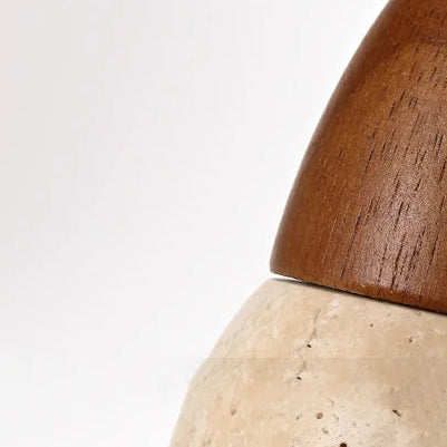Elma Travertine Gourd Pendant Light | Celestre