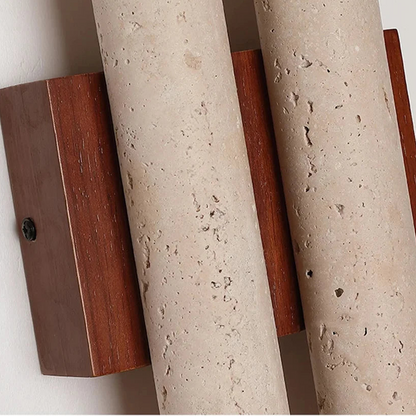 Enzo Travertine Duo Wall Light | Celestre