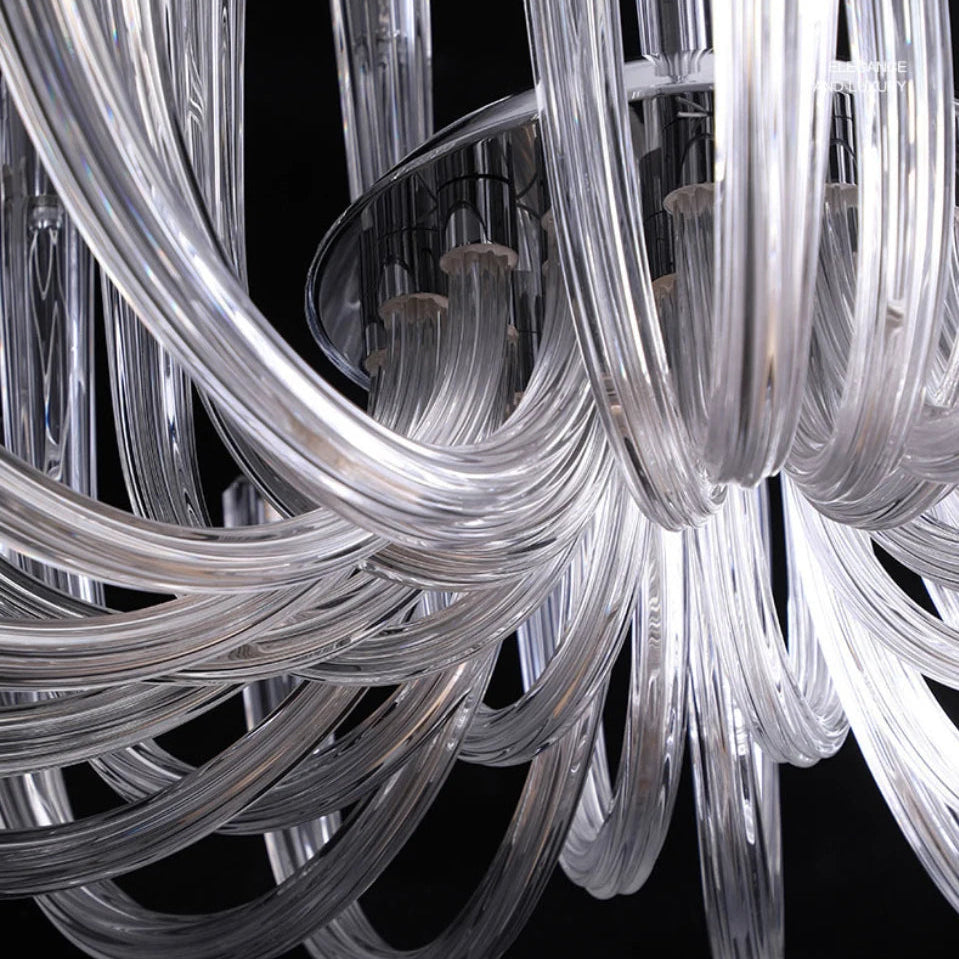 Lume Contemporary Glass Chandelier | Celestre