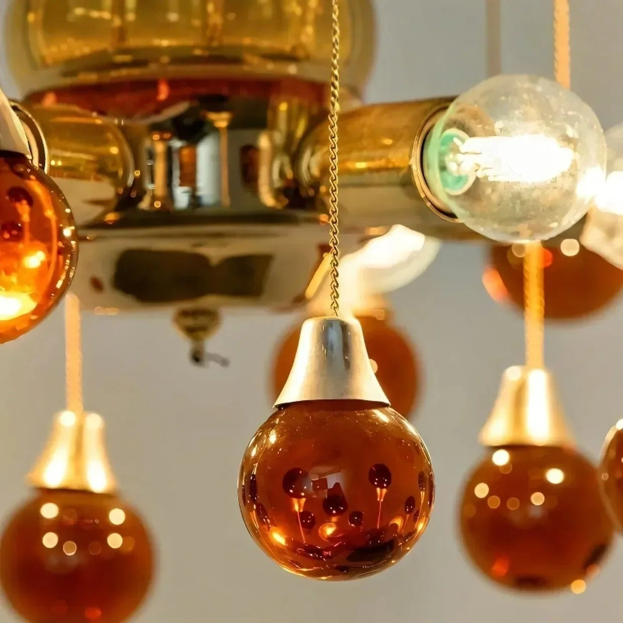 Bair Cherry Stained Glass Chandelier | Celestre