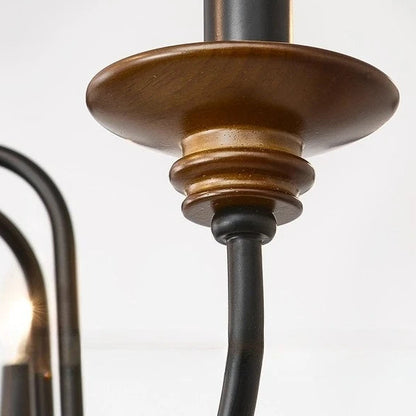 Avix Wooden Candelabra Chandelier | Celestre