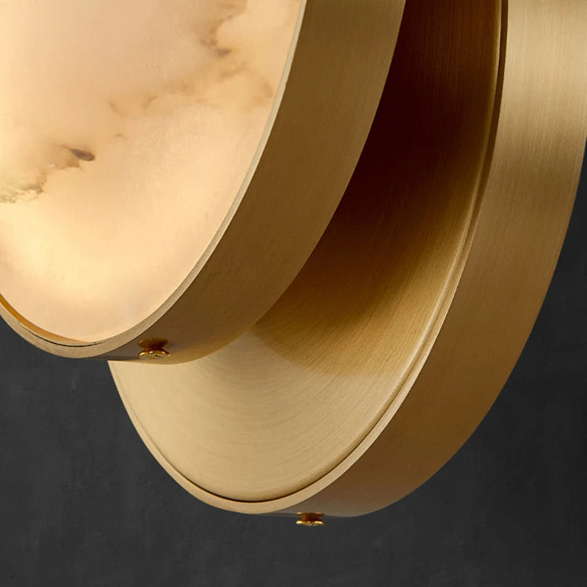 Gelo Alabaster Disc Pendant Light | Celestre