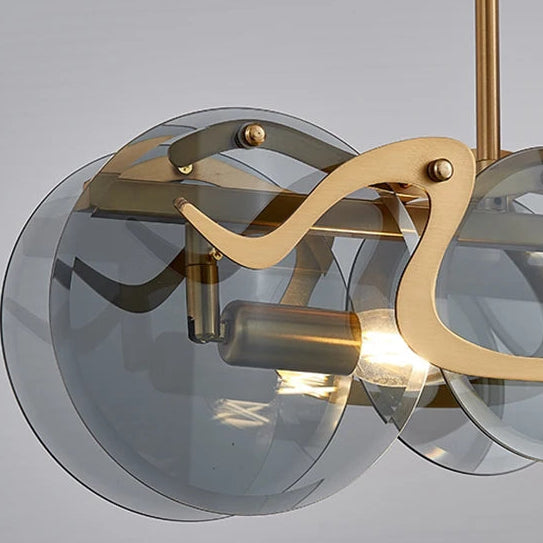 Kino Round Stained Glass Discs Chandelier | Celestre