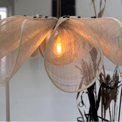 Lixia Wabi Sabi Fabric Pendant Light | Celestre