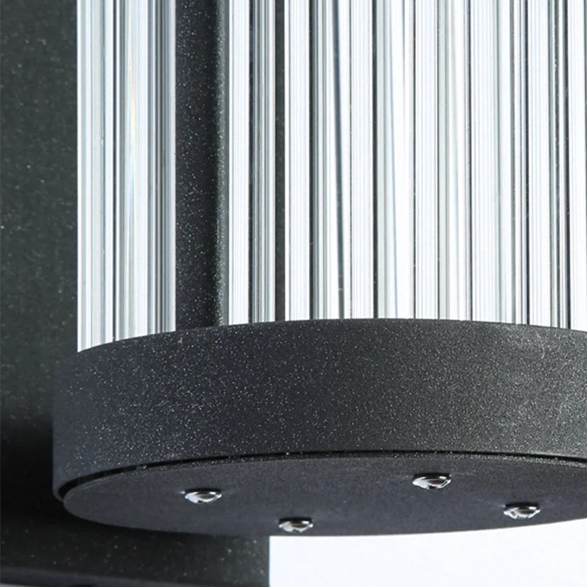 Etia Solar Ribbed Outdoor Wall Light | Celestre