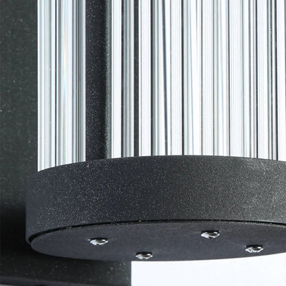 Etia Solar Ribbed Outdoor Wall Light | Celestre
