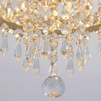 Tori Round Crystal Ceiling Light | Celestre