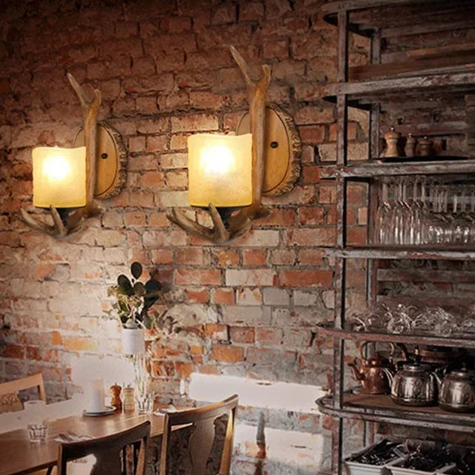 Aster Resin Antler Wall Light | Celestre