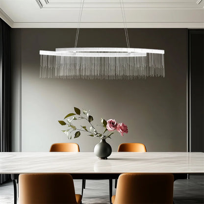 Jora Linear Fringe Chandelier | Celestre