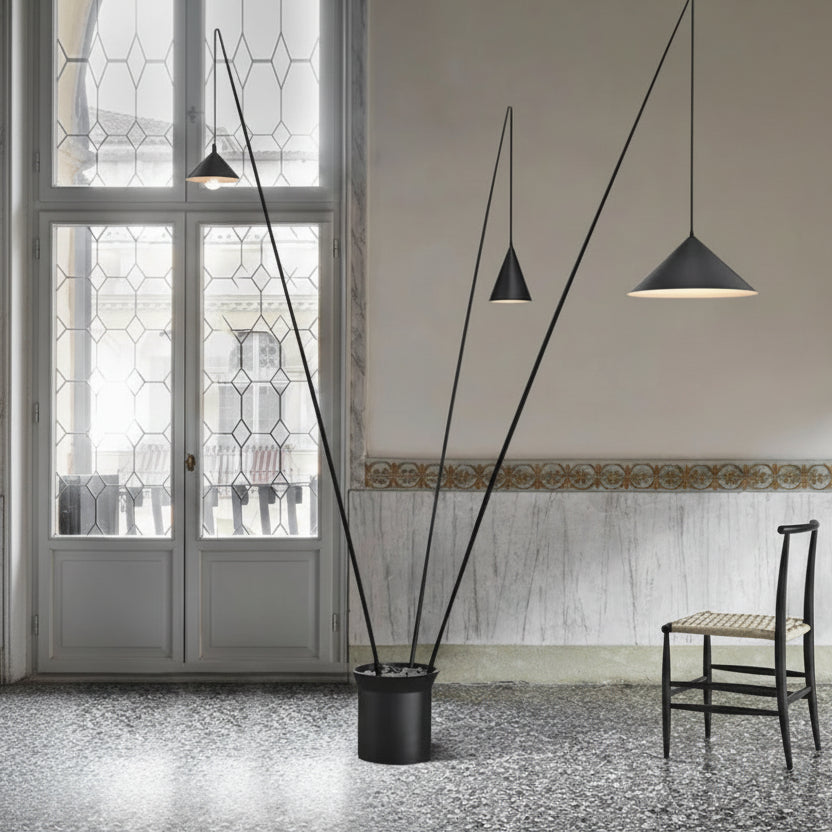 Aros Nordic Fishing Floor Lamp 3 poles | Celestre
