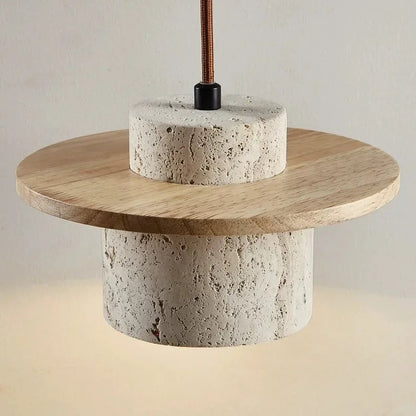 Eline Travertine LED Pendant Light | Celestre