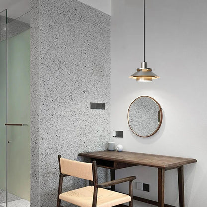Zenvi Nordic Aluminium Layered Cone Pendant Light | Celestre
