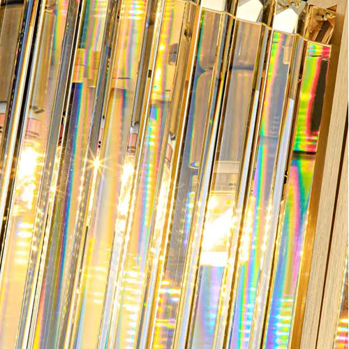 Dora Cubist Fluted Crystal Chandelier | Celestre