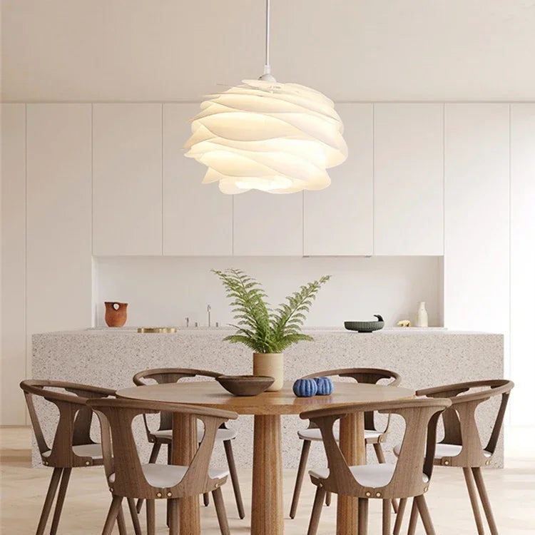 Kena Layered Lotus Pendant Light D 43 cm | Celestre