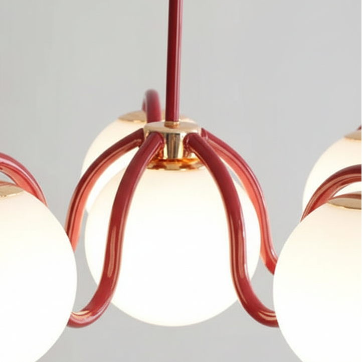 Veila French Round Glass Chandelier | Celestre