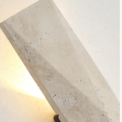 Zehi Travertine Long Outdoor Wall Light | Celestre
