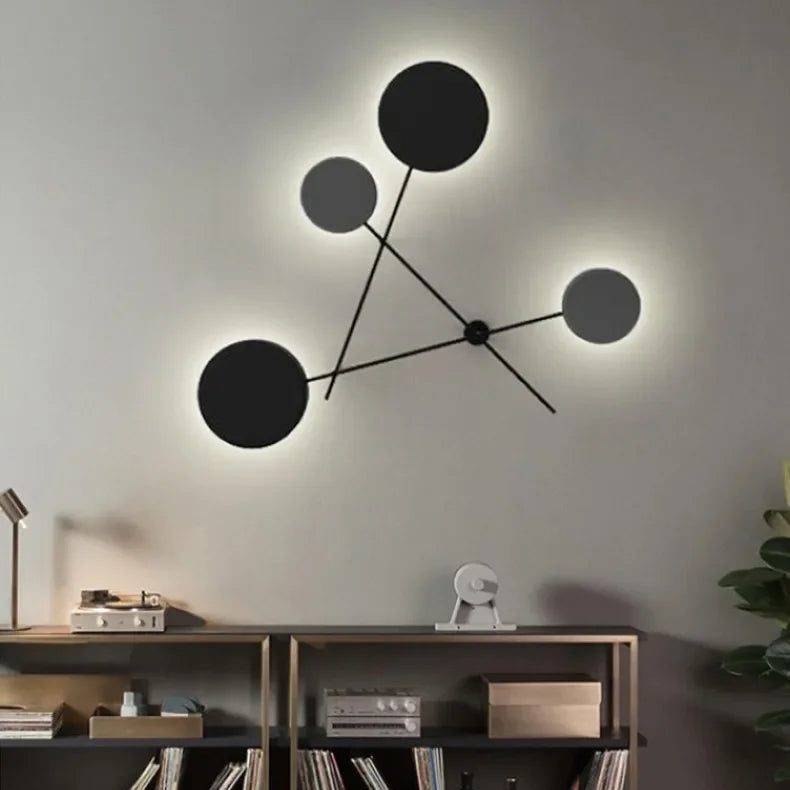 Elvu Constellation LED Wall Light Grey-Black W 107 x H 85 cm | Celestre