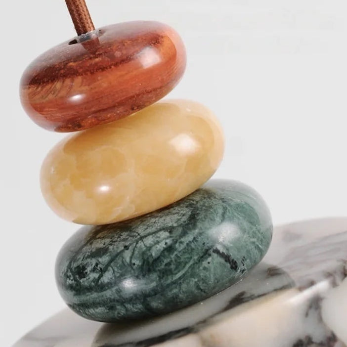 Vize Stacked Marble Pendant Light | Celestre