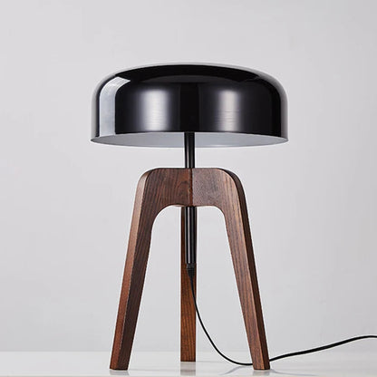 Lory Bell Tripod Table Lamp Black- Walnut | Celestre