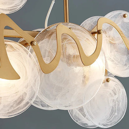 Ravo Long Wave Discs Chandelier | Celestre