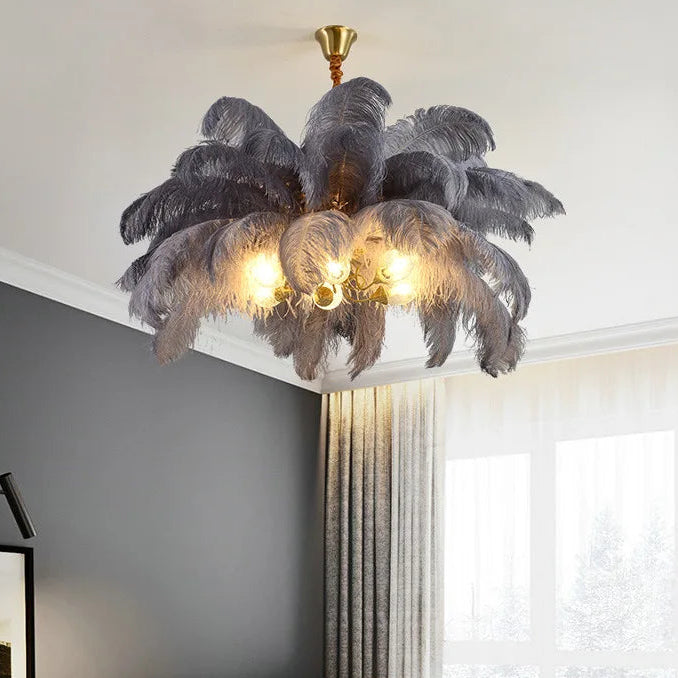 Eiro Nordic Feather Chandelier | Celestre
