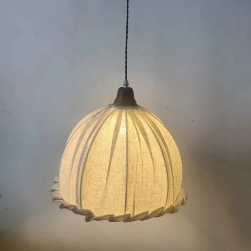 Zorei Ruffled Bell Pendant Light D 30 cm | Celestre