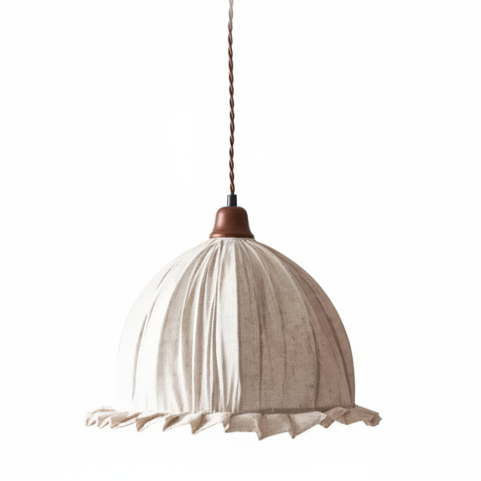 Zorei Ruffled Bell Pendant Light | Celestre