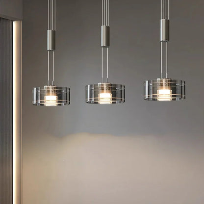 Nilo Round Cylindrical Pendant Light | Celestre