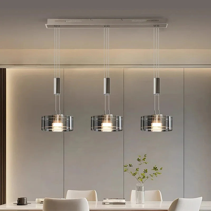 Nilo Round Cylindrical Pendant Light | Celestre