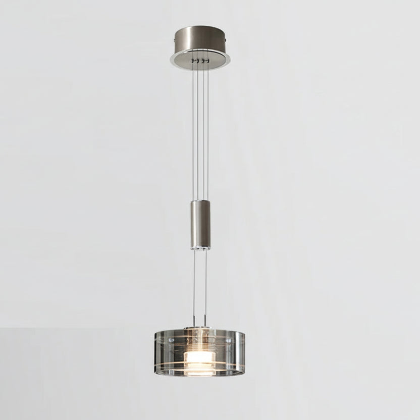 Nilo Round Cylindrical Pendant Light Single Head | Celestre