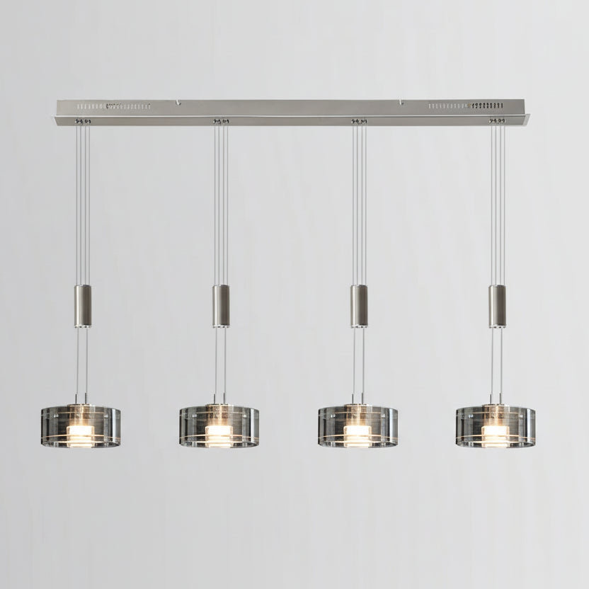 Nilo Round Cylindrical Pendant Light 4 Heads | Celestre