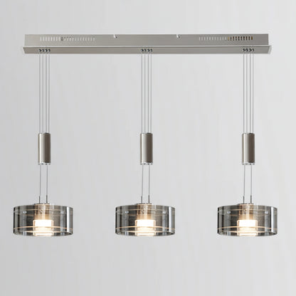 Nilo Round Cylindrical Pendant Light 3 Heads | Celestre