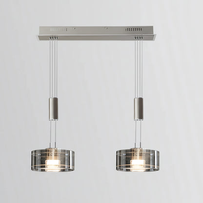 Nilo Round Cylindrical Pendant Light 2 Heads | Celestre