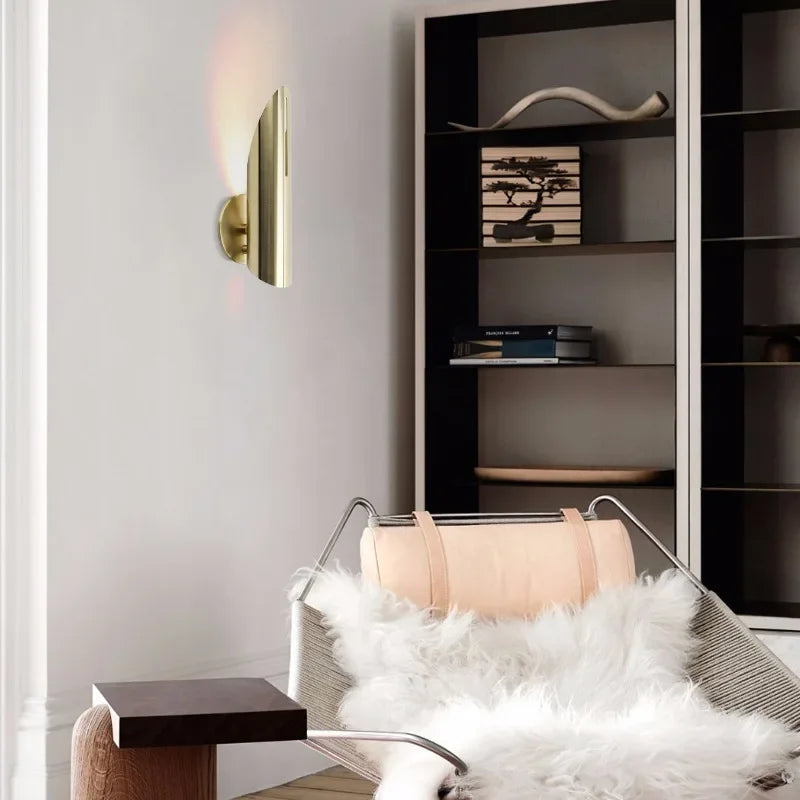 Emri Slit Cut Long Wall Light | Celestre