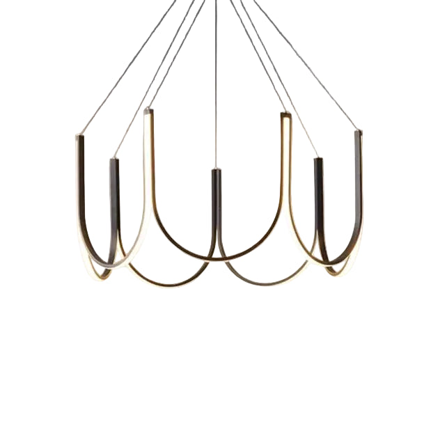 Jexo U Shaped Round Chandelier | Celestre